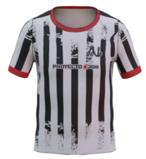 Camiseta rayas negro blanco